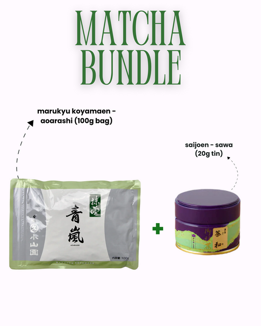 marukyu koyamaen + saijoen 'sawa' bundle