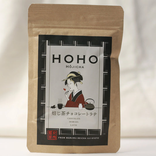 hoho chocolate hojicha latte